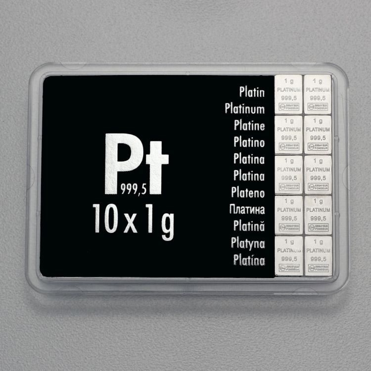 10g Platintafel