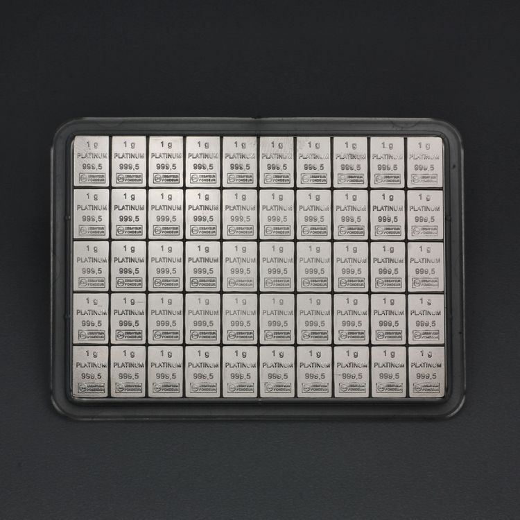 50g Platintafel
